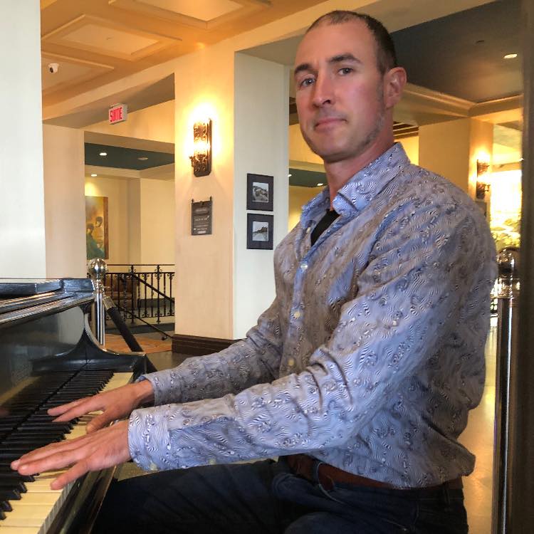 Sébastien at the piano
